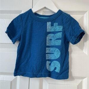 Cherokee Baby Toddler Boys Blue SURF T-shirt Sz 12m Deals Sales Bargains Summer